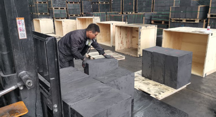 large graphite block quality inspection